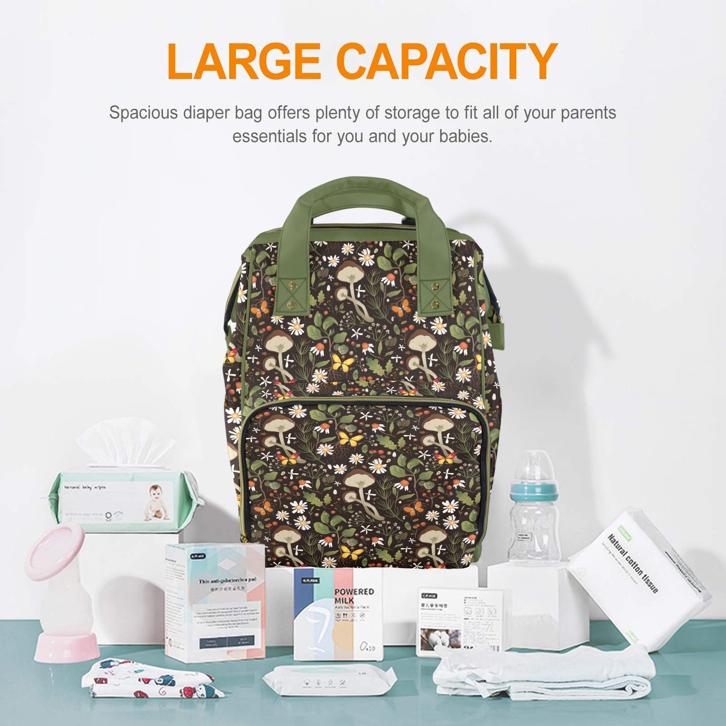 Goblincore Woodland Diaper Backpack
