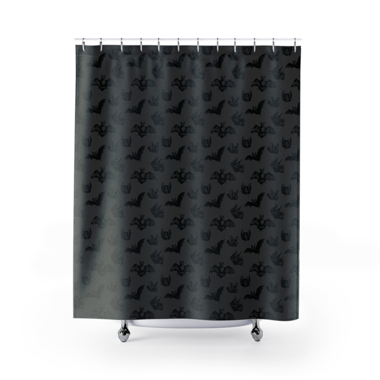Gothic Bats Shower Curtain & Bath Mat