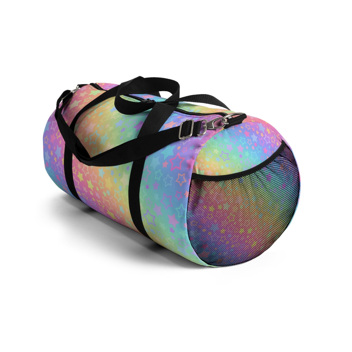 Pastel Rainbow Stars Duffel Bag