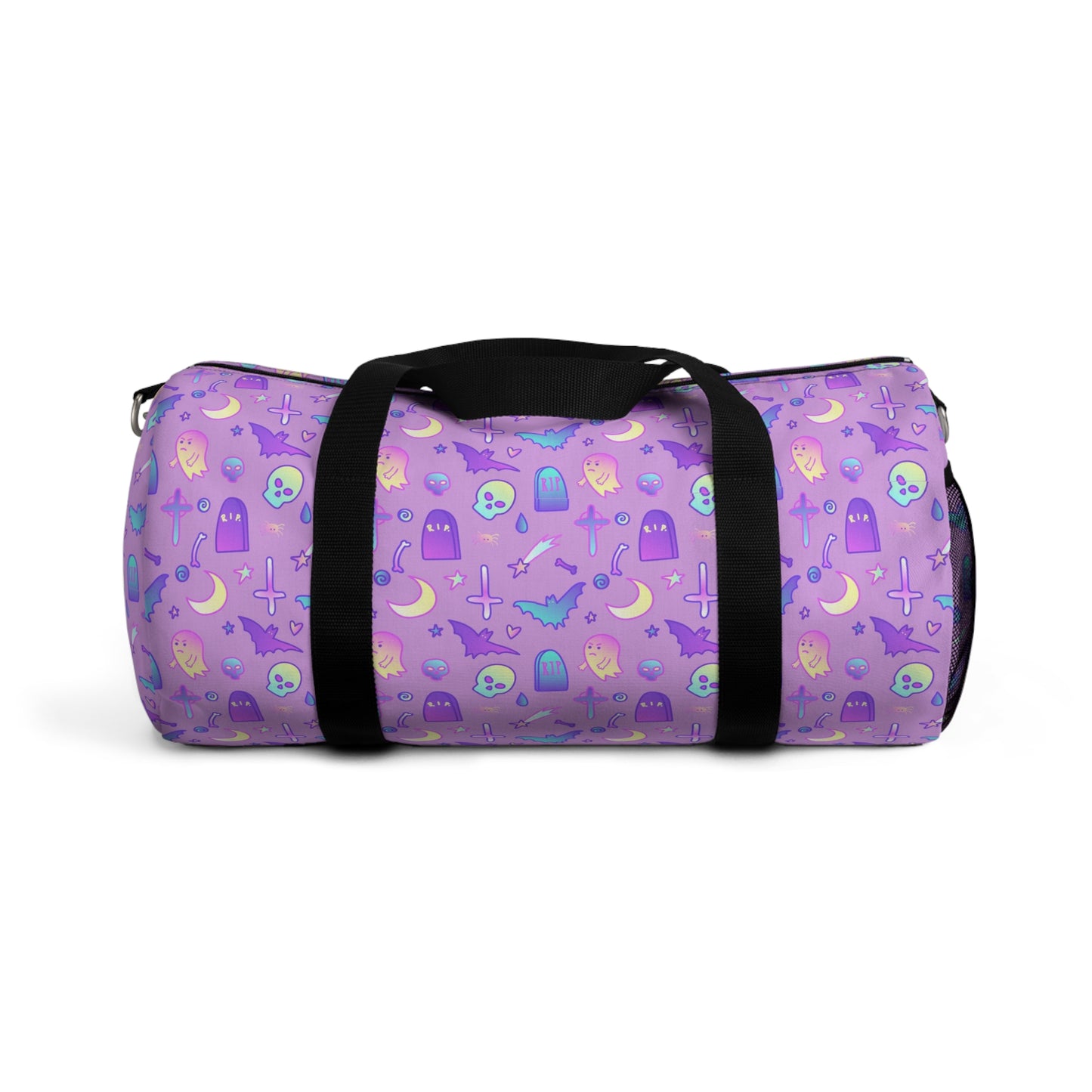 Violet Kawaii Pastel Goth Duffel Bag