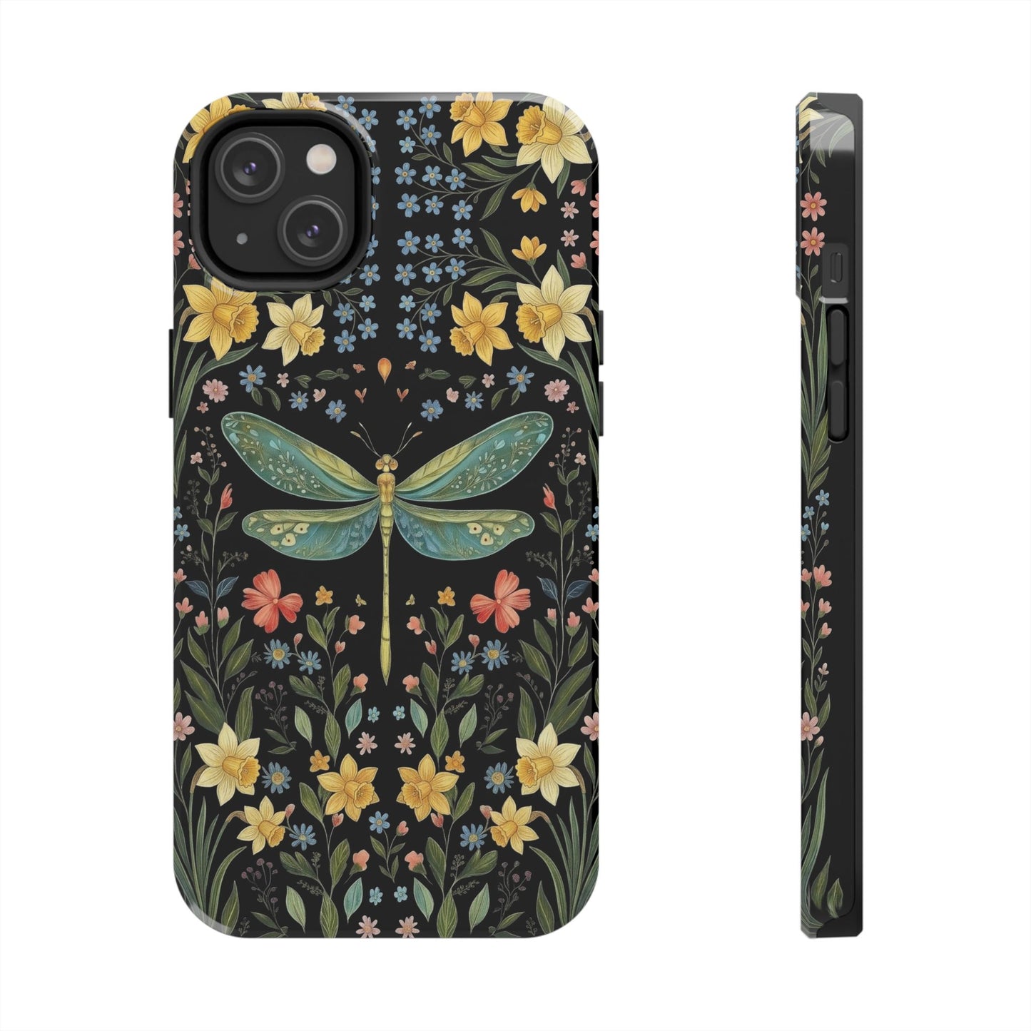 Dragonflies & Daisies Cottagecore Phone Case