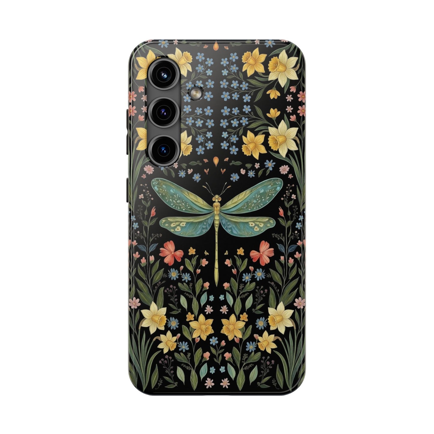 Dragonflies & Daisies Cottagecore Phone Case
