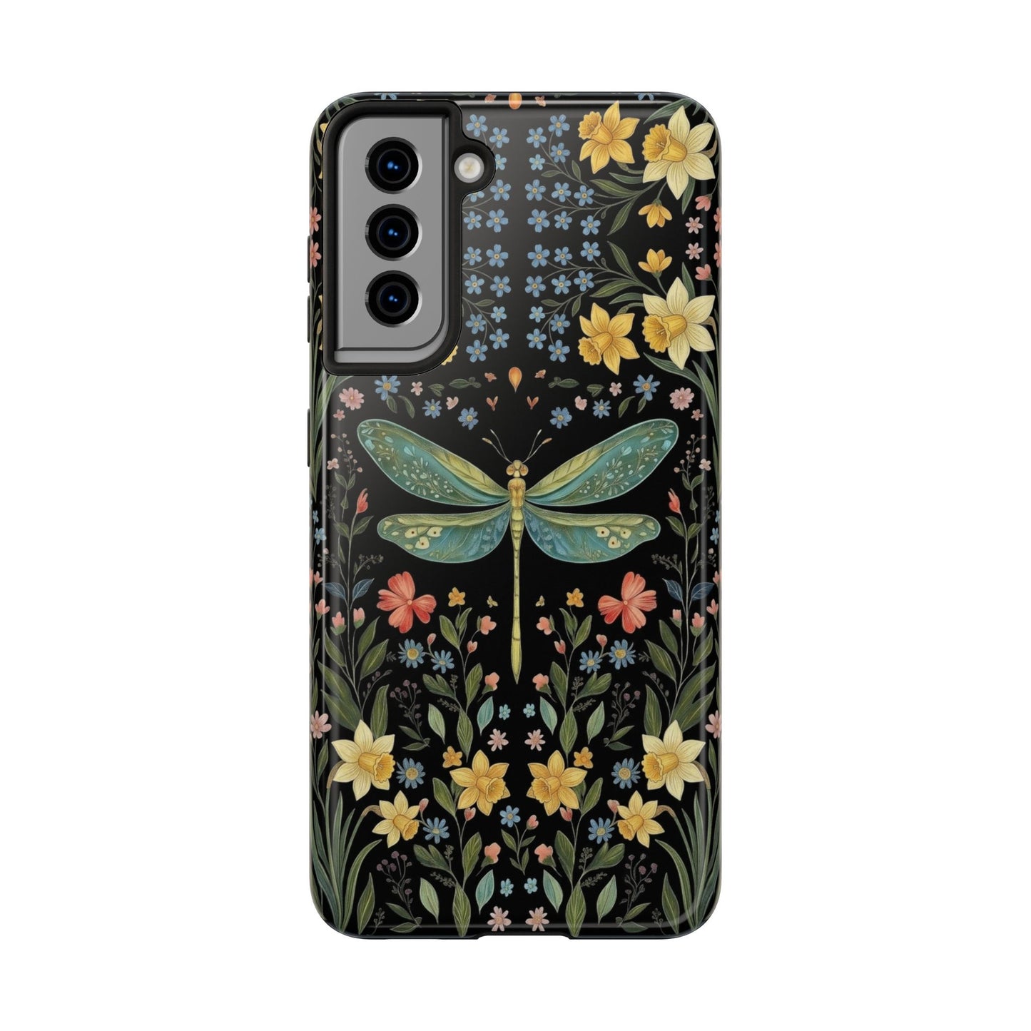 Dragonflies & Daisies Cottagecore Phone Case