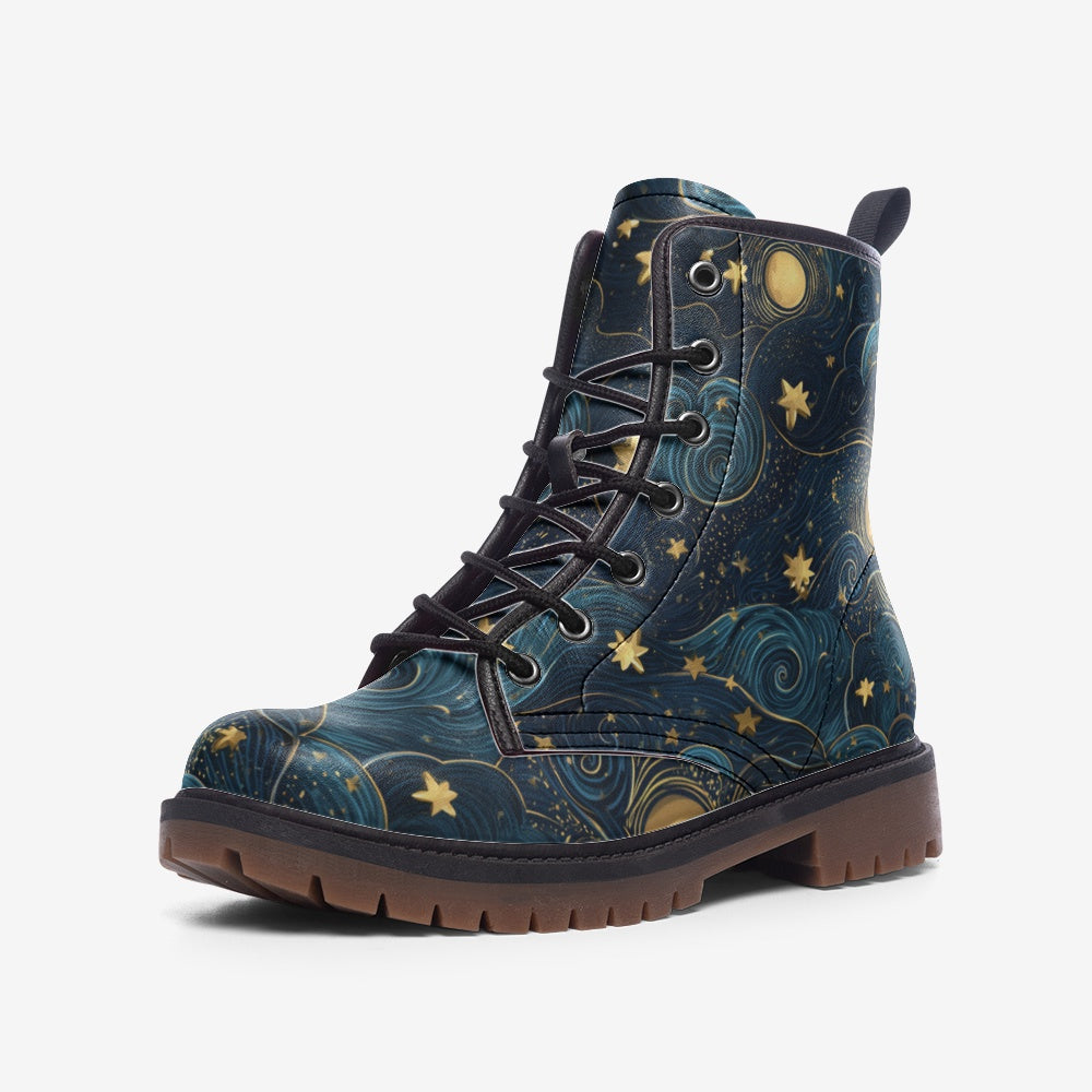 Starry Night Vegan Boots