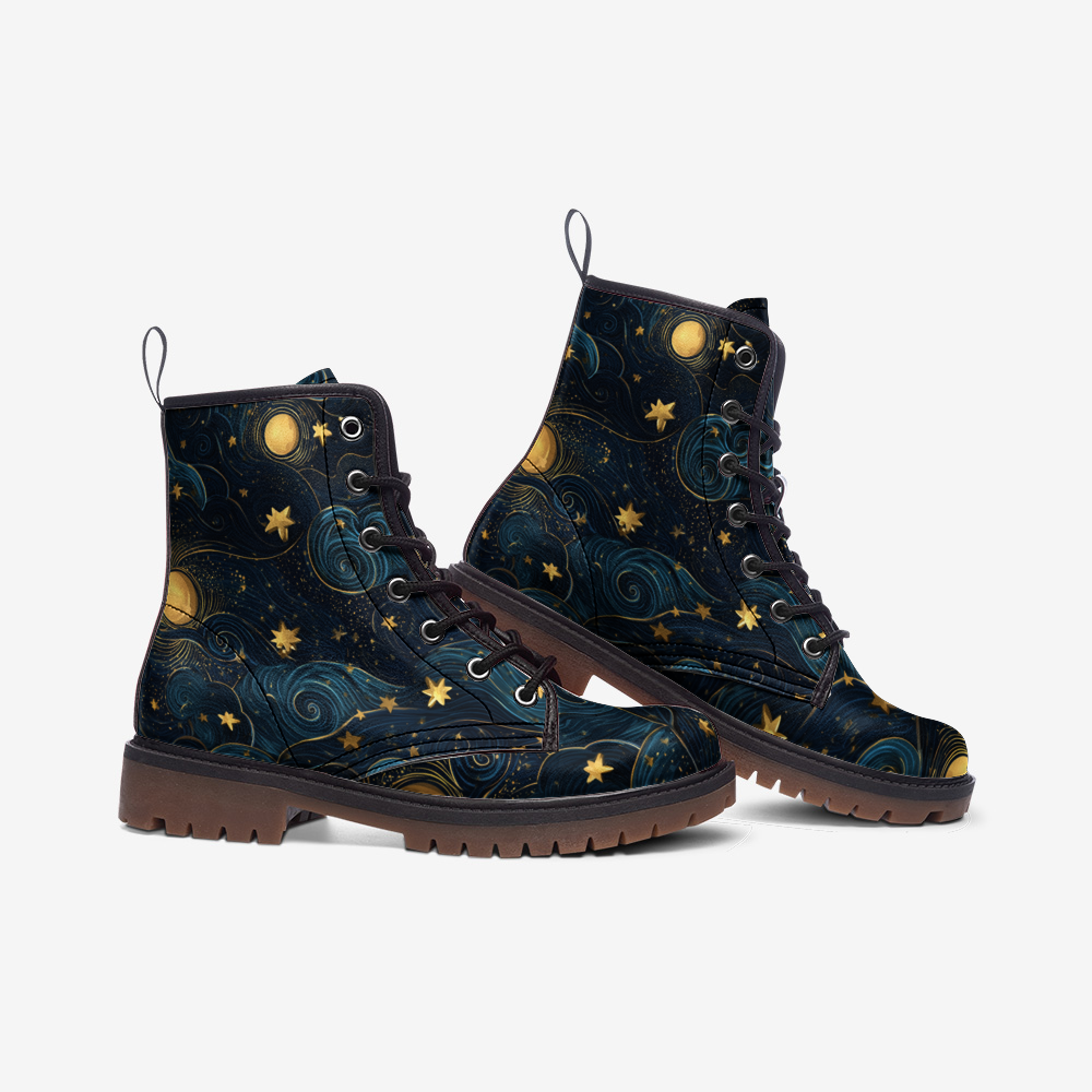 Starry Night Vegan Boots