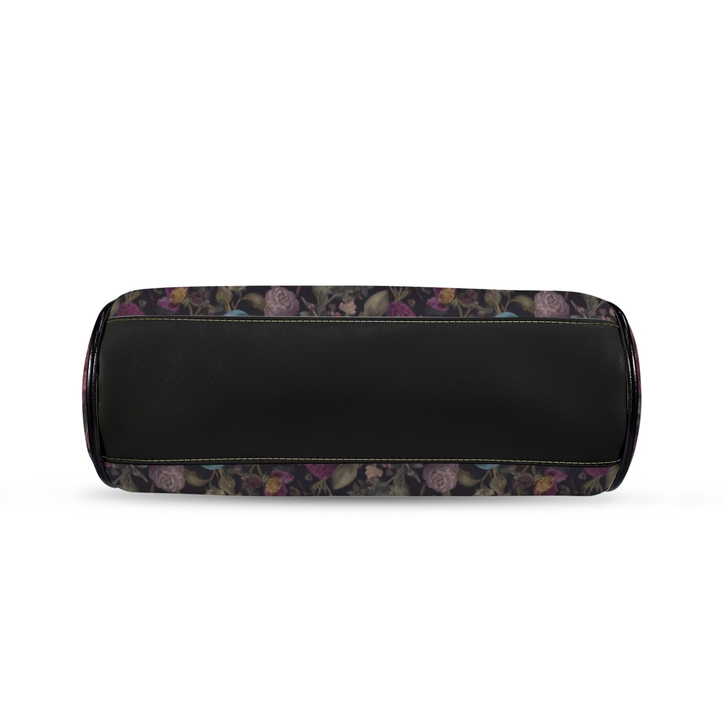 Ravens and Purple Flowers Kisslock Purse