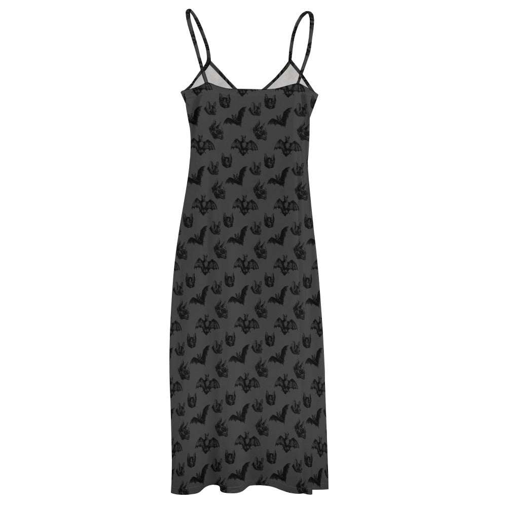 Gothic Bats Maxi Dress