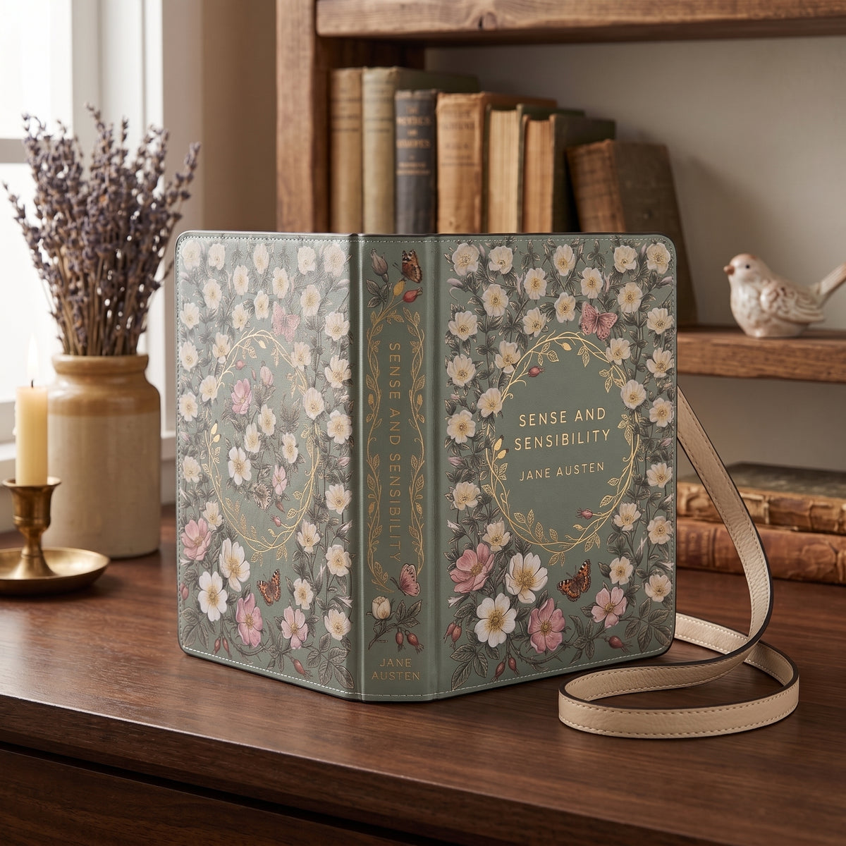 Sense and Sensibility Book-Shaped Purse