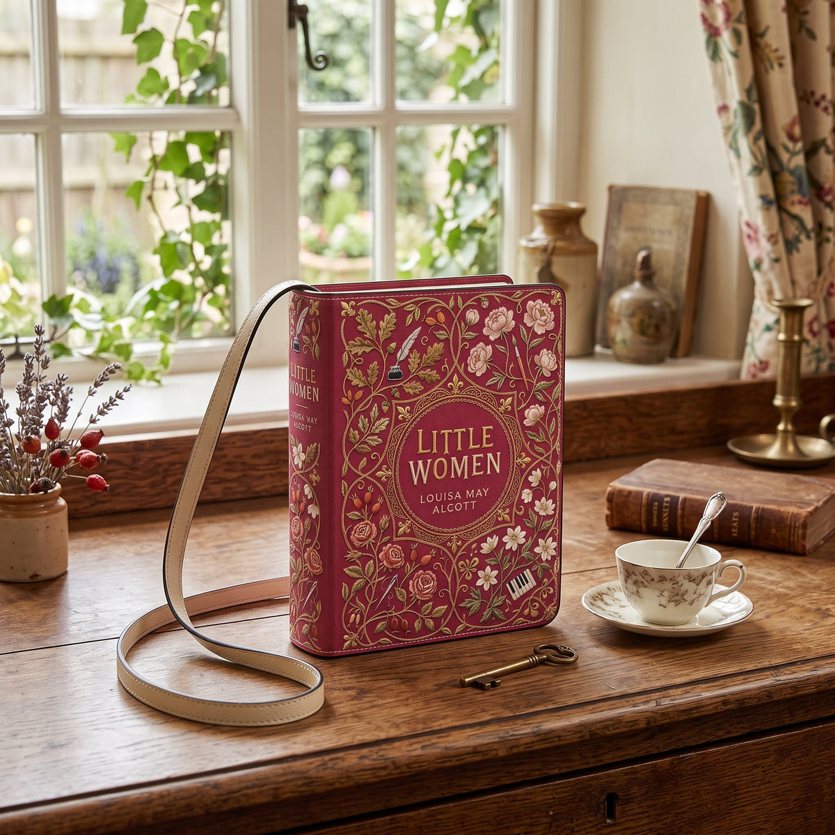 Louisa May Alcott's Little Women Book-shaped Purse