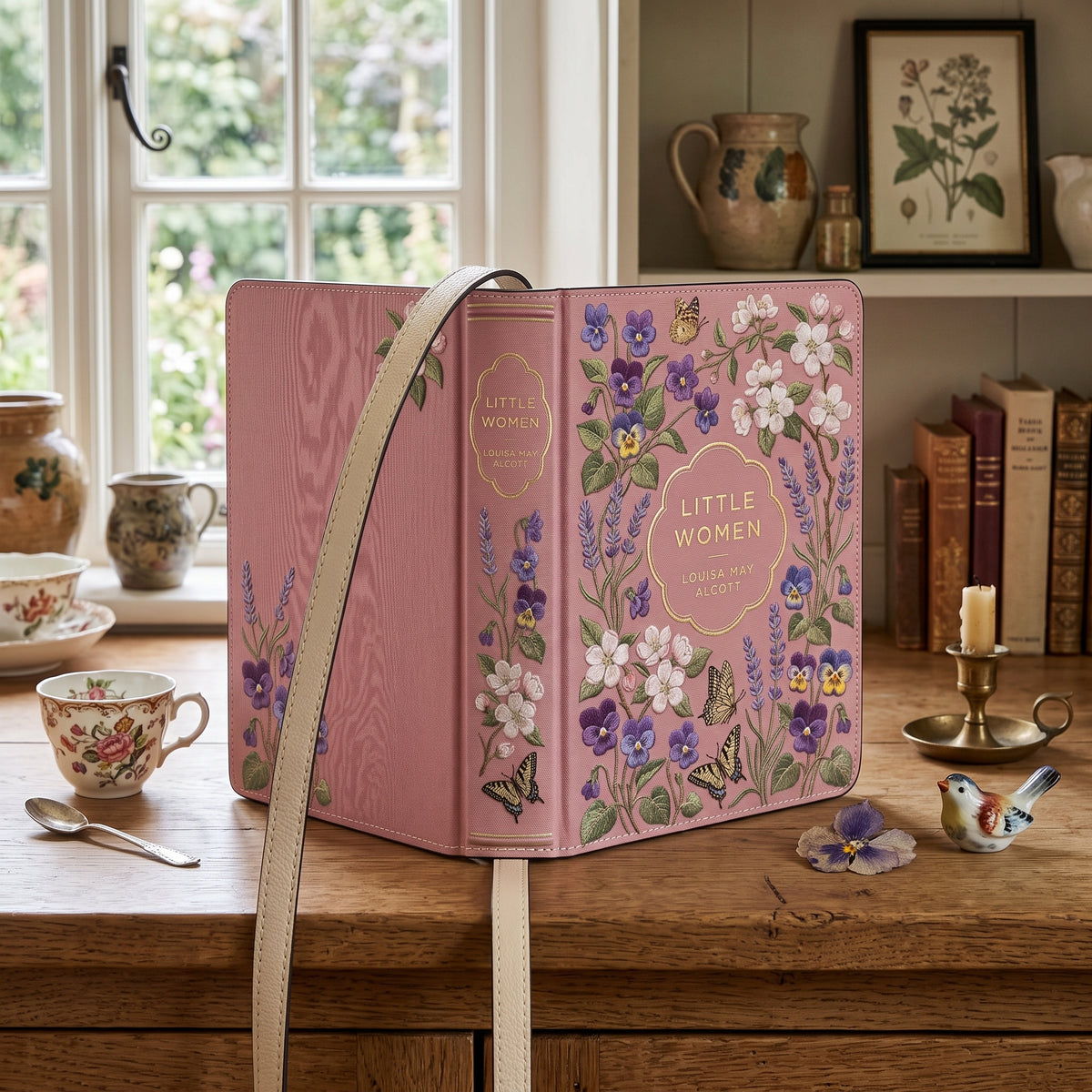 Little Women Book-shaped Crossbody Purse
