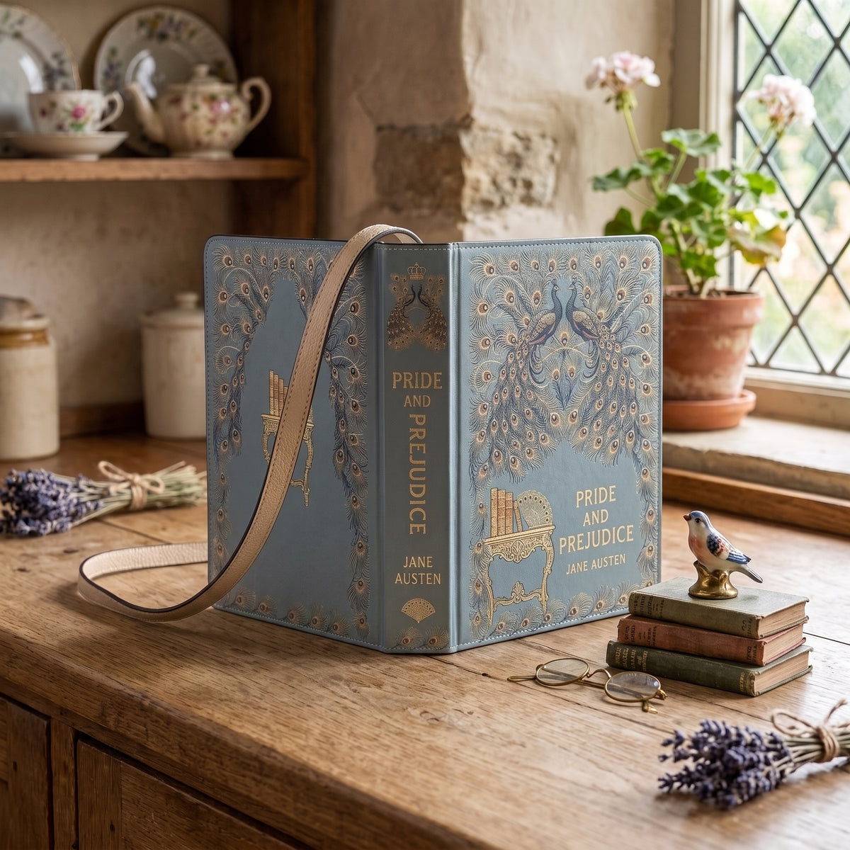 Pride and Prejudice Book-Shaped Purse