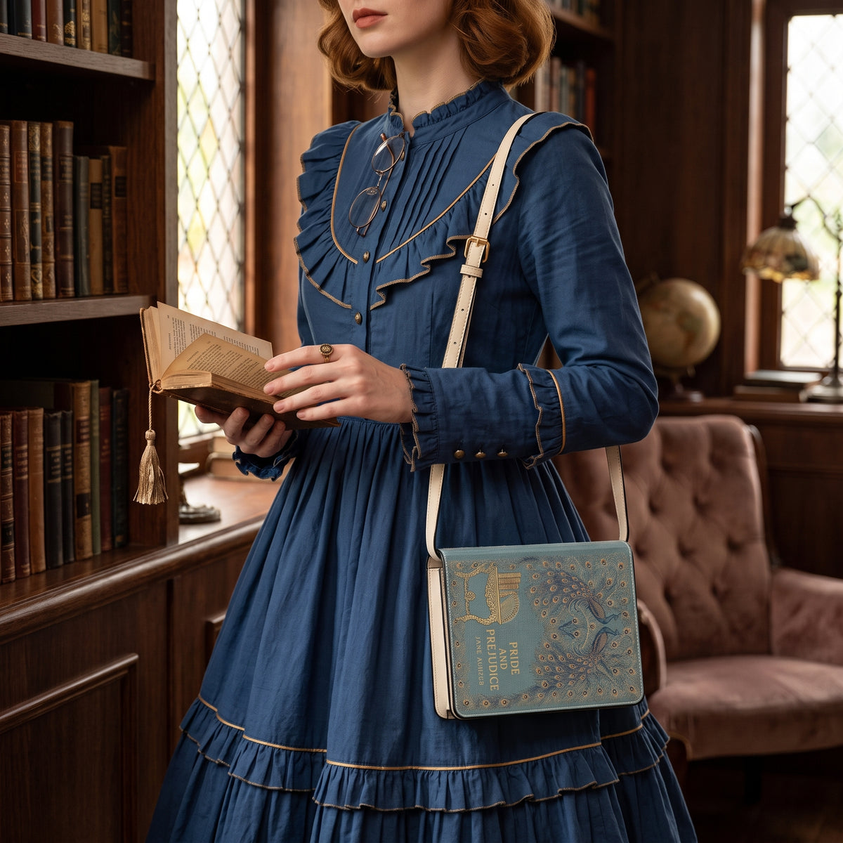Pride and Prejudice Book-Shaped Purse
