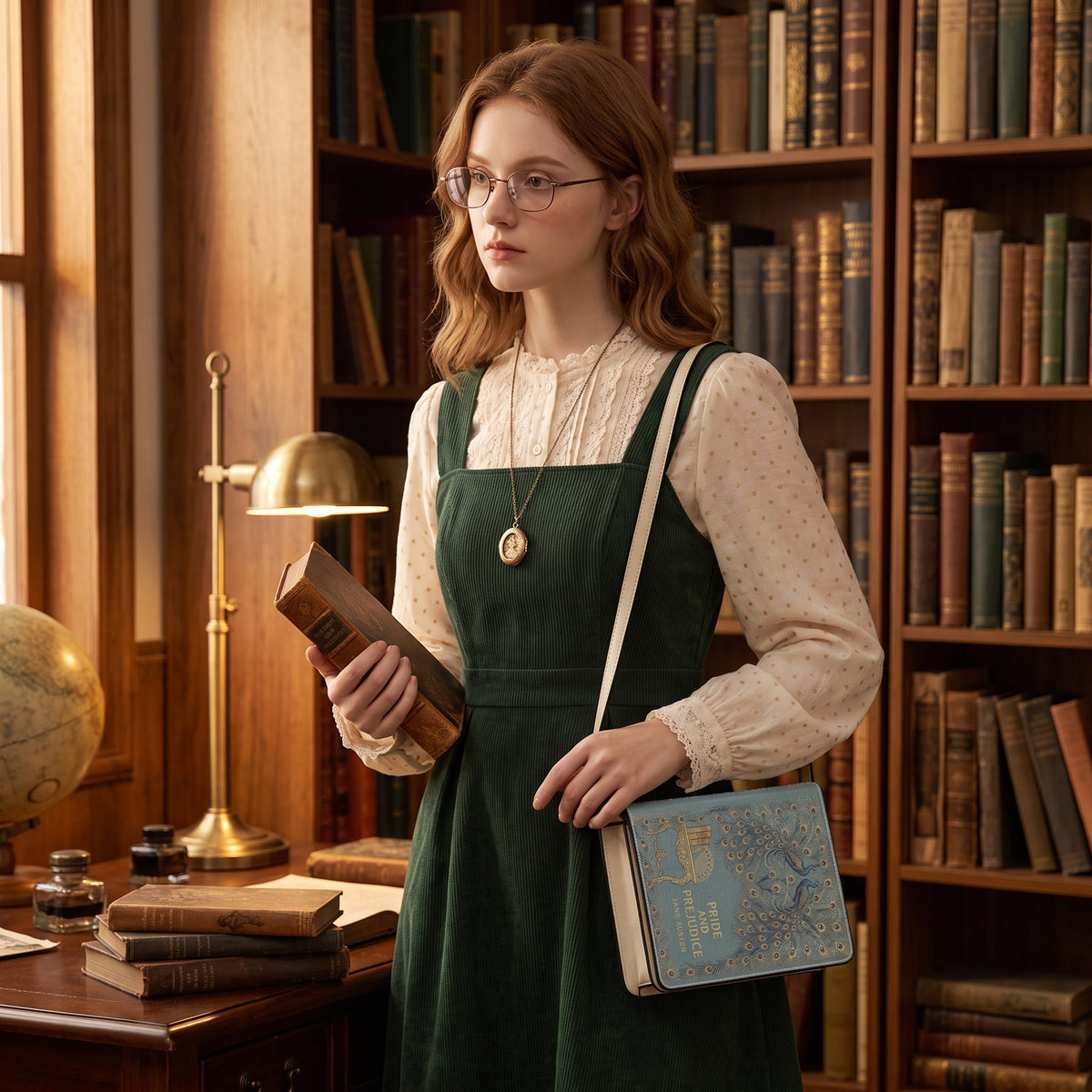 Pride and Prejudice Book-Shaped Purse