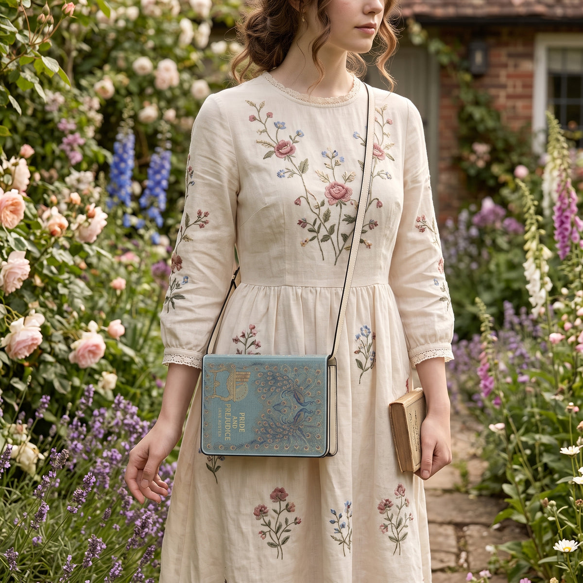 Pride and Prejudice Book-Shaped Purse