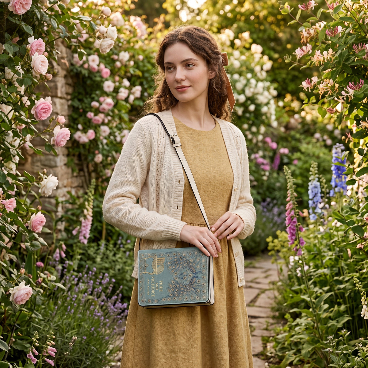 Pride and Prejudice Book-Shaped Purse