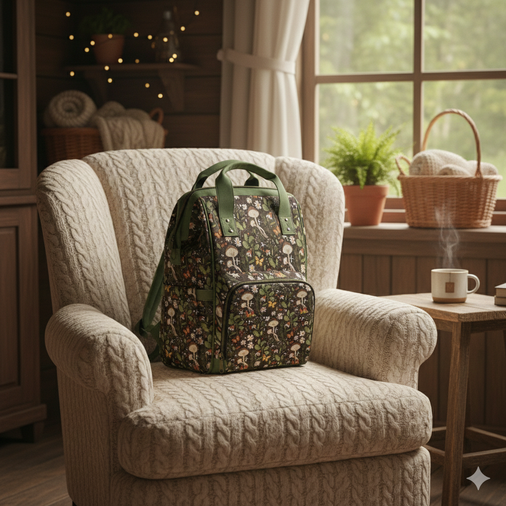 Goblincore Woodland Diaper Backpack