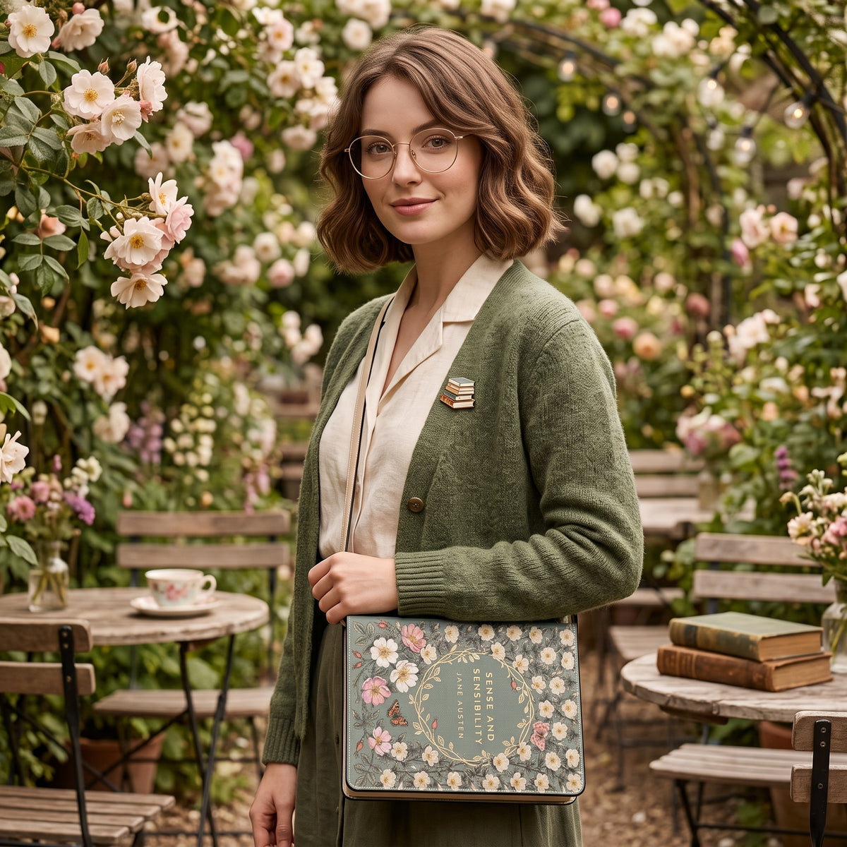 Sense and Sensibility Book-Shaped Purse