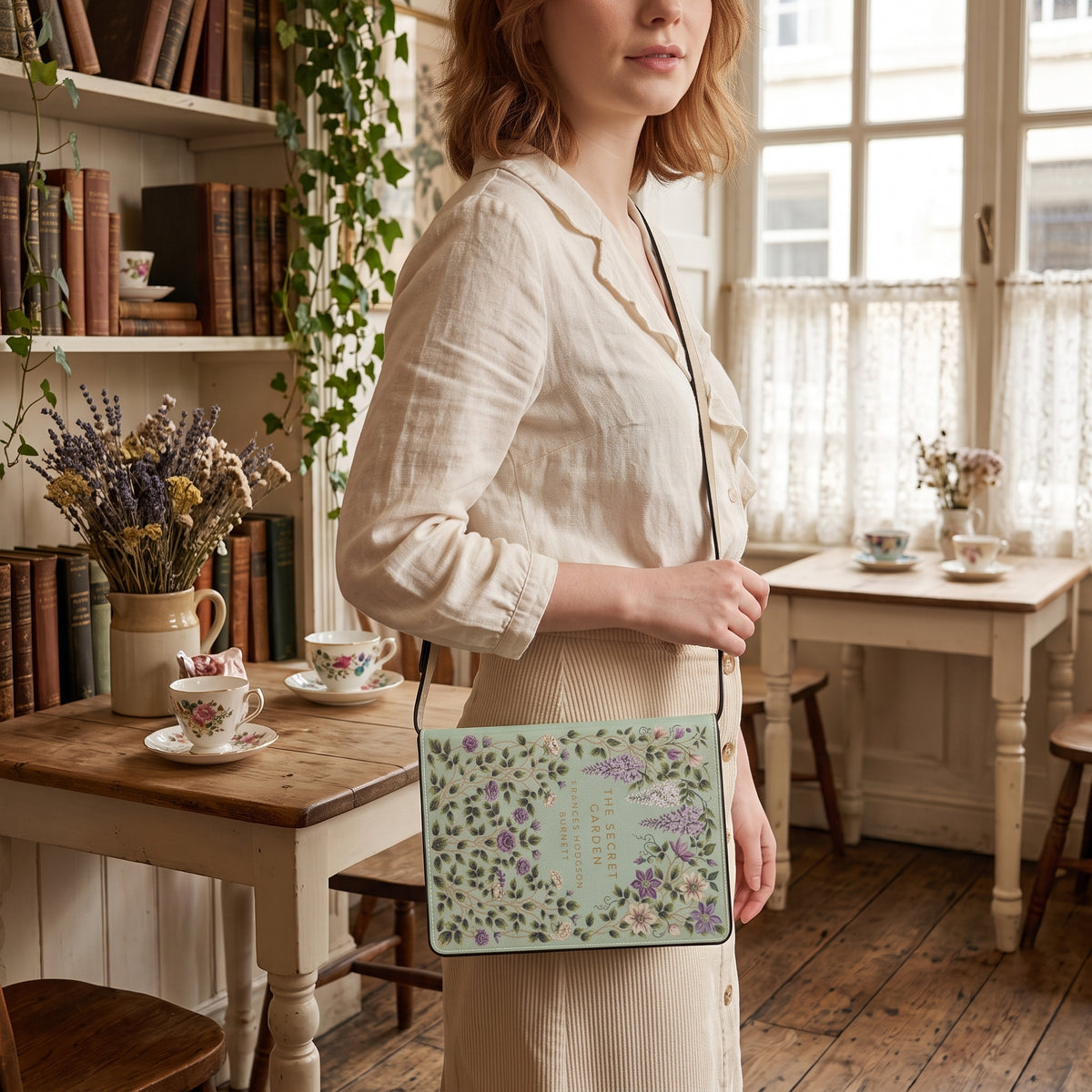Secret Garden Book-Shaped Purse