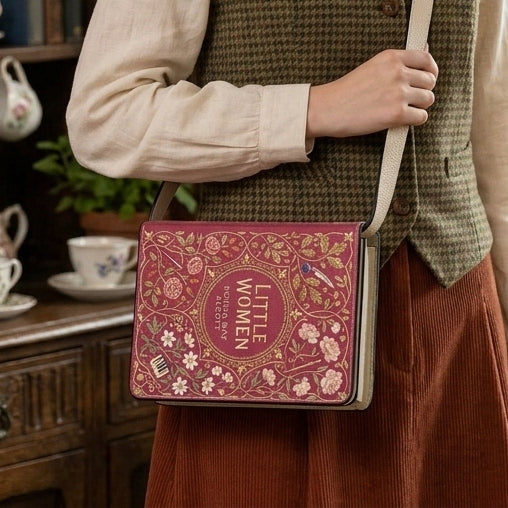 Louisa May Alcott's Little Women Book-shaped Purse