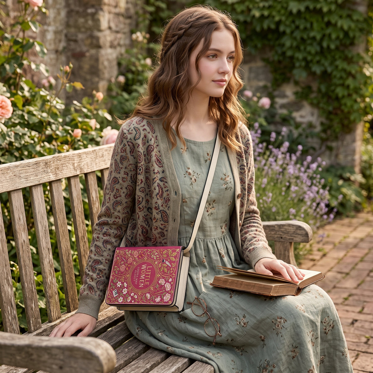 Louisa May Alcott's Little Women Book-shaped Purse