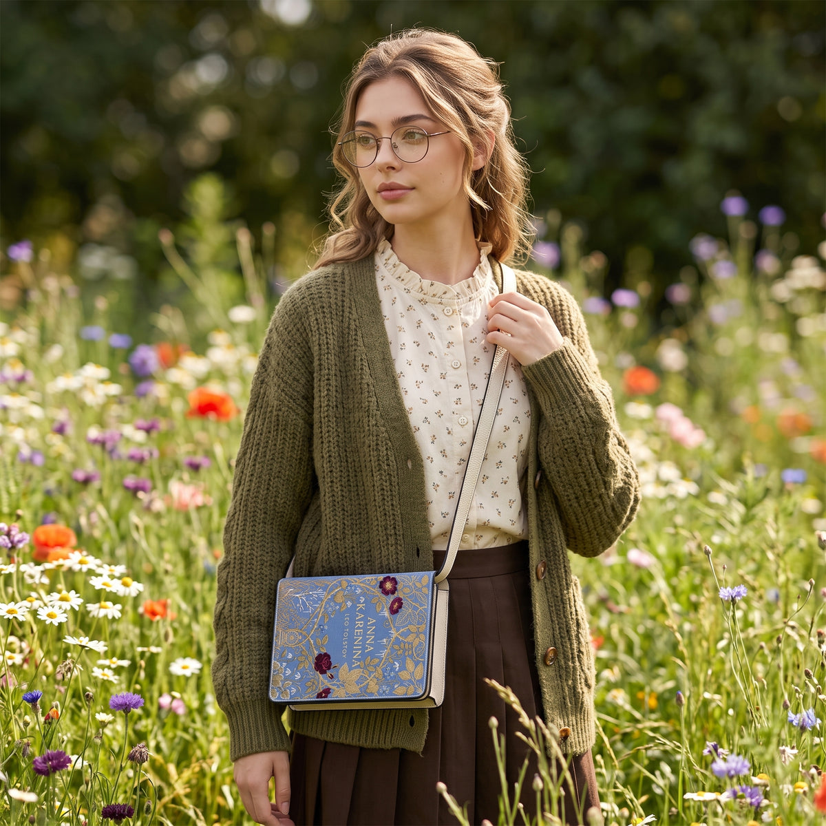 Anna Karenina Book-Shaped Purse
