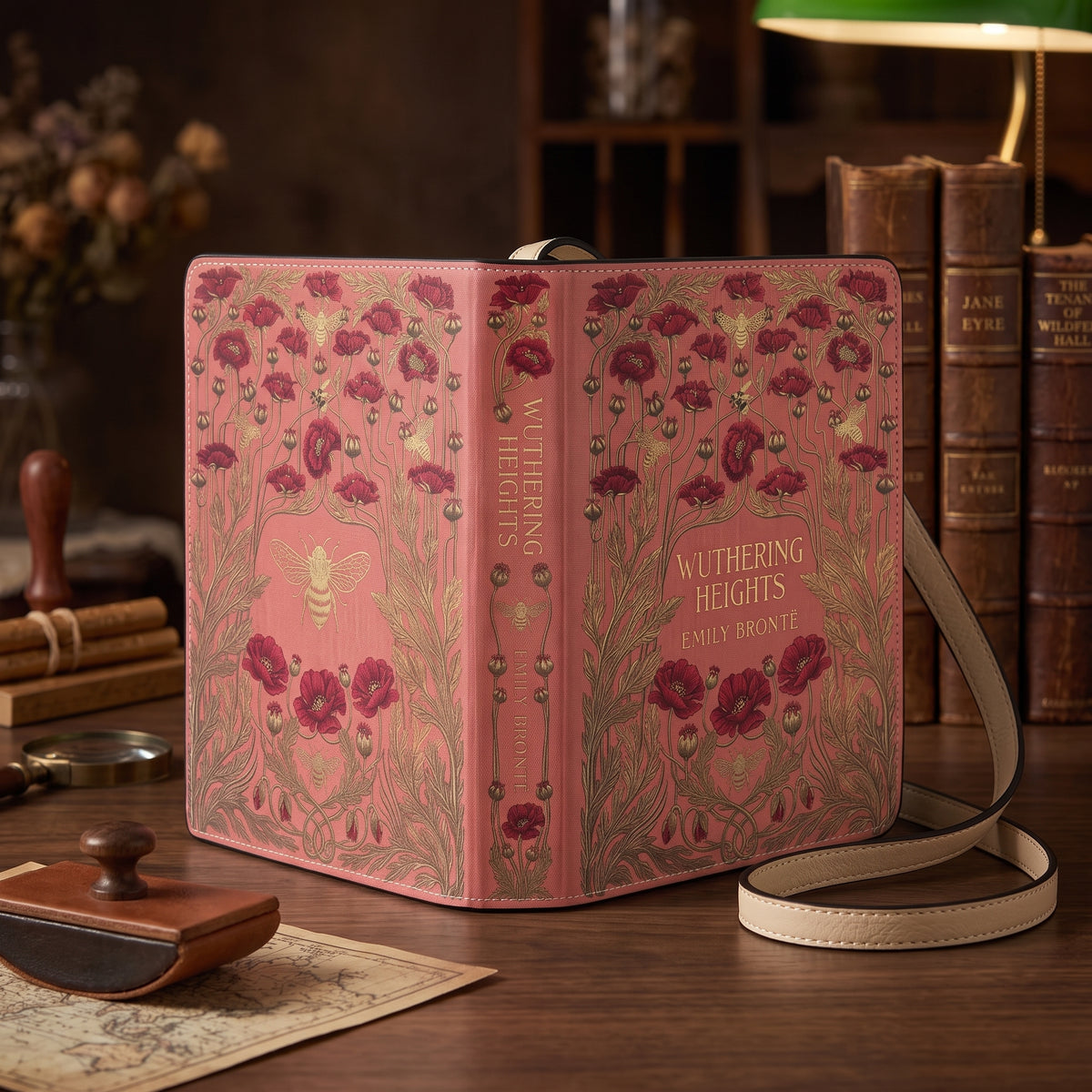 Wuthering Heights Book-Shaped Purse