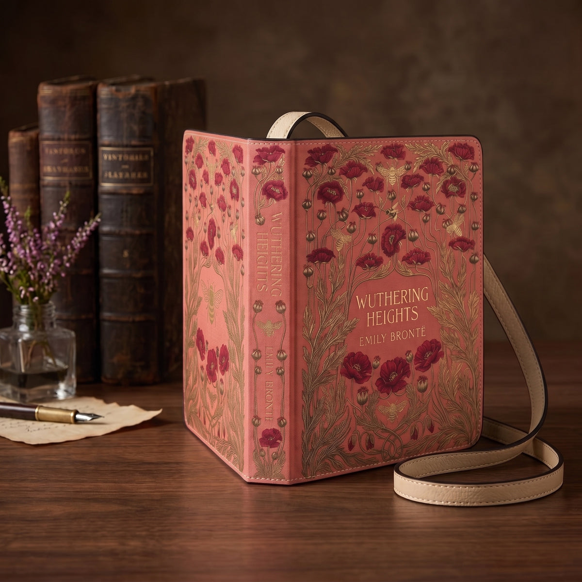 Wuthering Heights Book-Shaped Purse