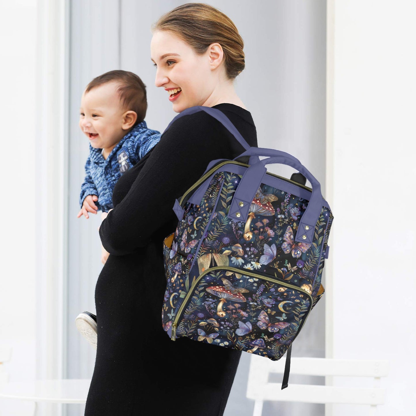 Violet Fairy World Diaper Backpack