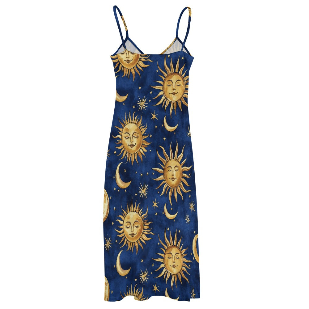 Whimsigoth Celestial Maxi Dress