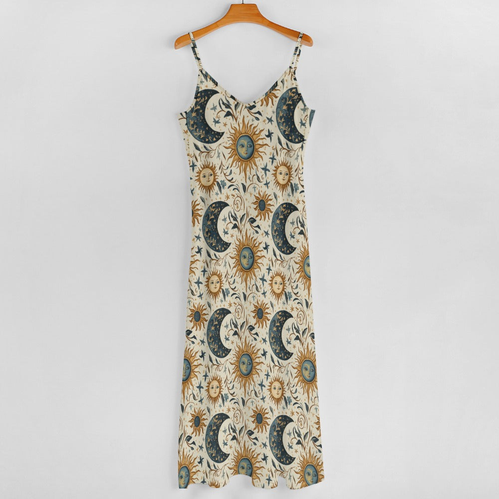 Medieval Suns & Moons Mystical Maxi Dress