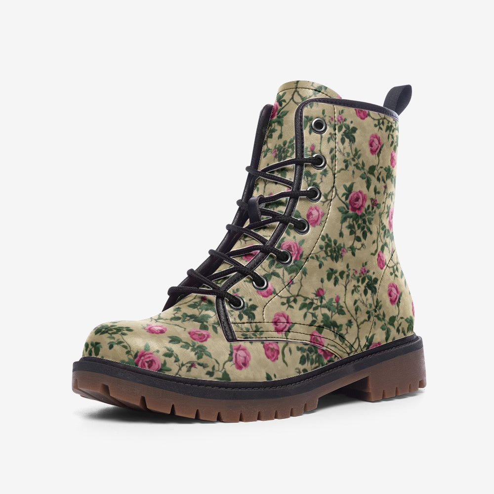 Vintage Cottage Roses Boot