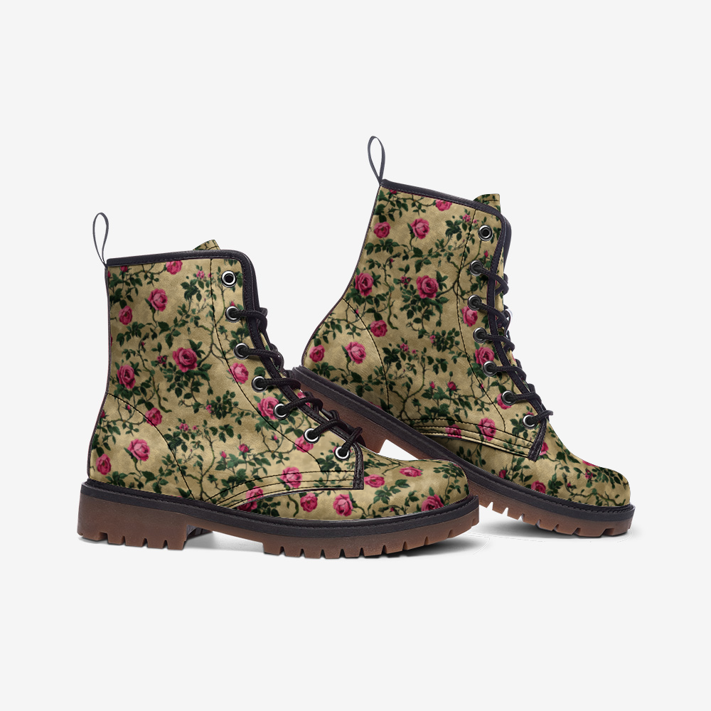Vintage Cottage Roses Boot