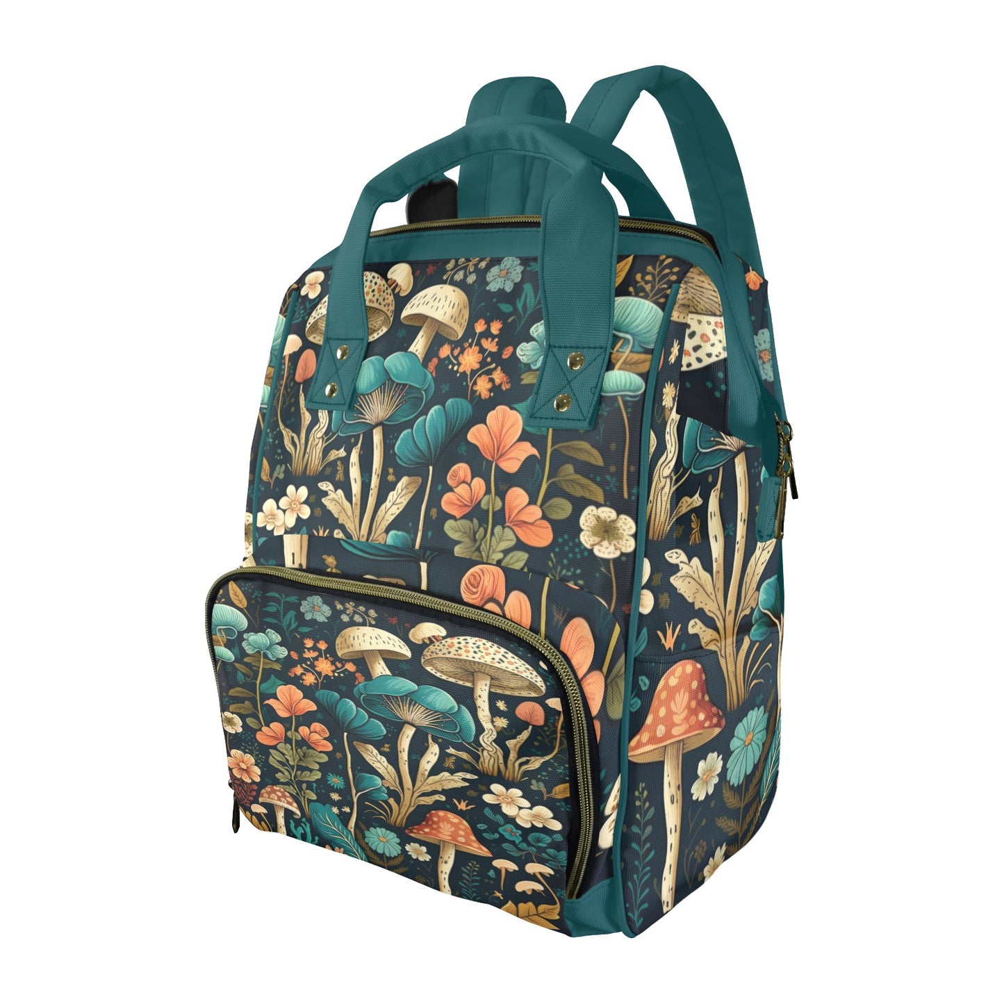 Boho Mushroom Mushroomcore Diaper Backpack