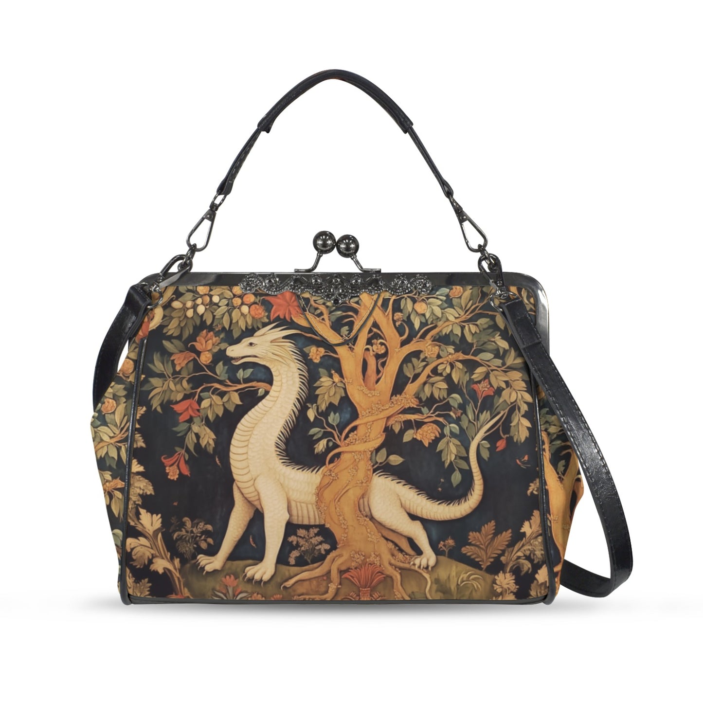 Medieval Dragon Kisslock Purse