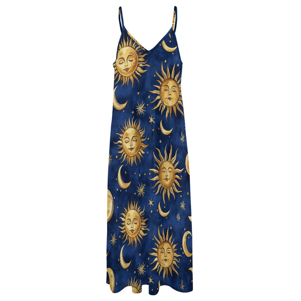 Whimsigoth Celestial Maxi Dress