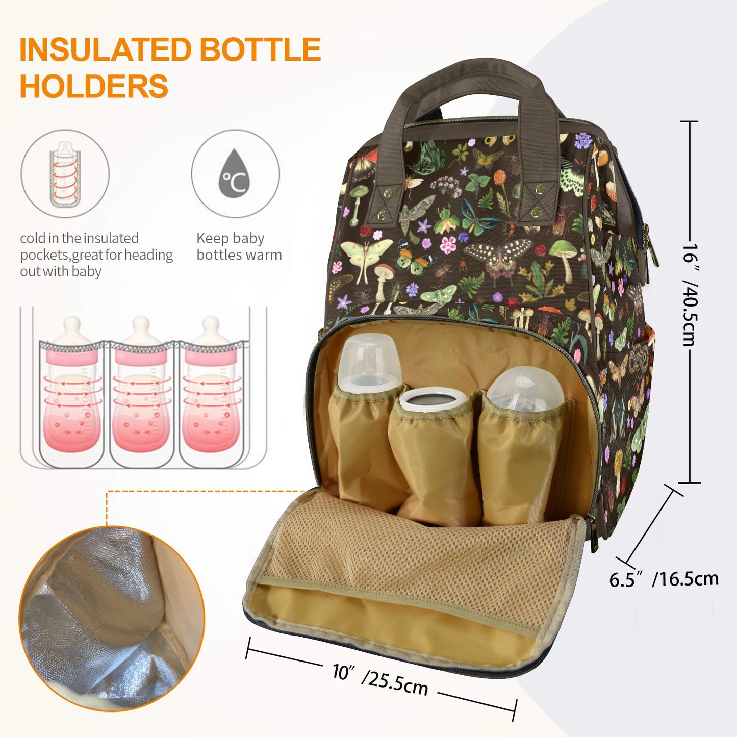 Vintage Naturalist Diaper Bag
