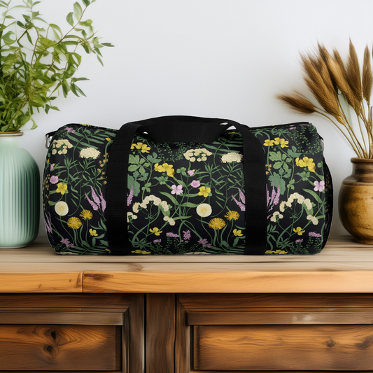 Cottagecore Wildflowers Duffel Bag