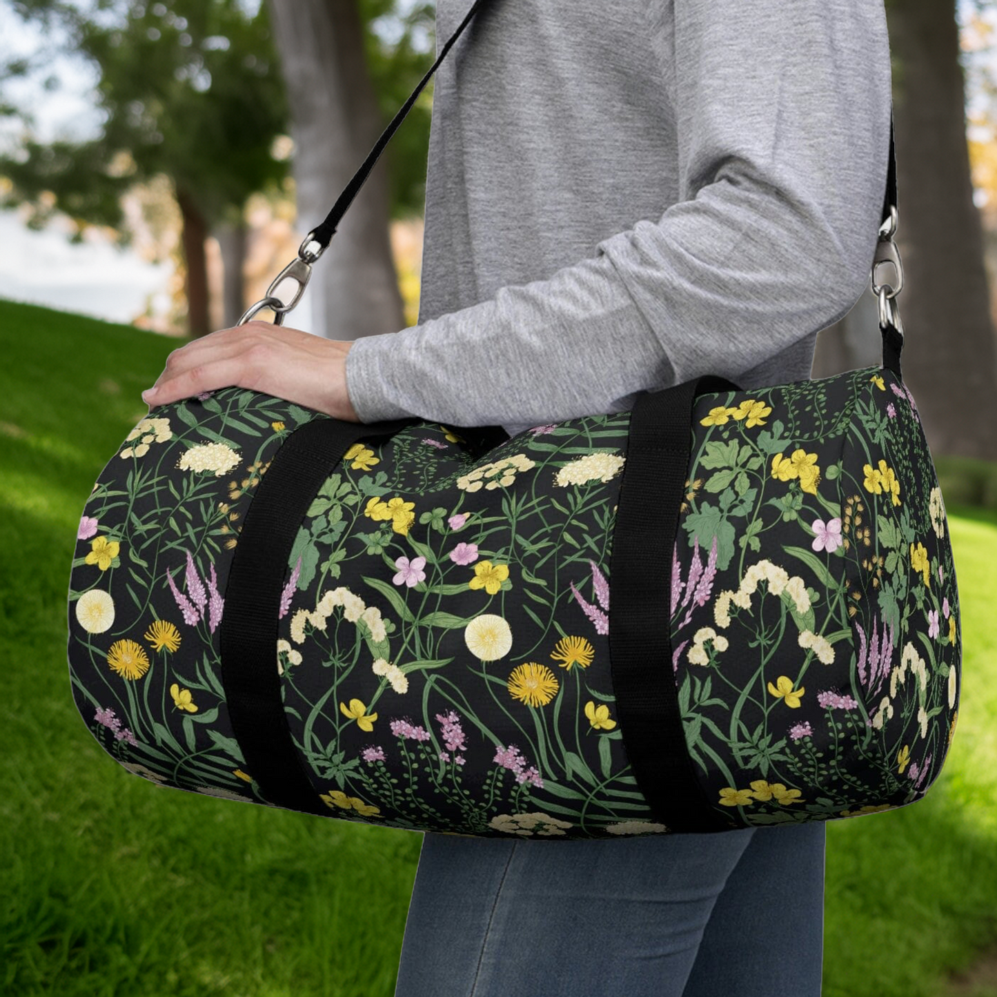 Cottagecore Wildflowers Duffel Bag