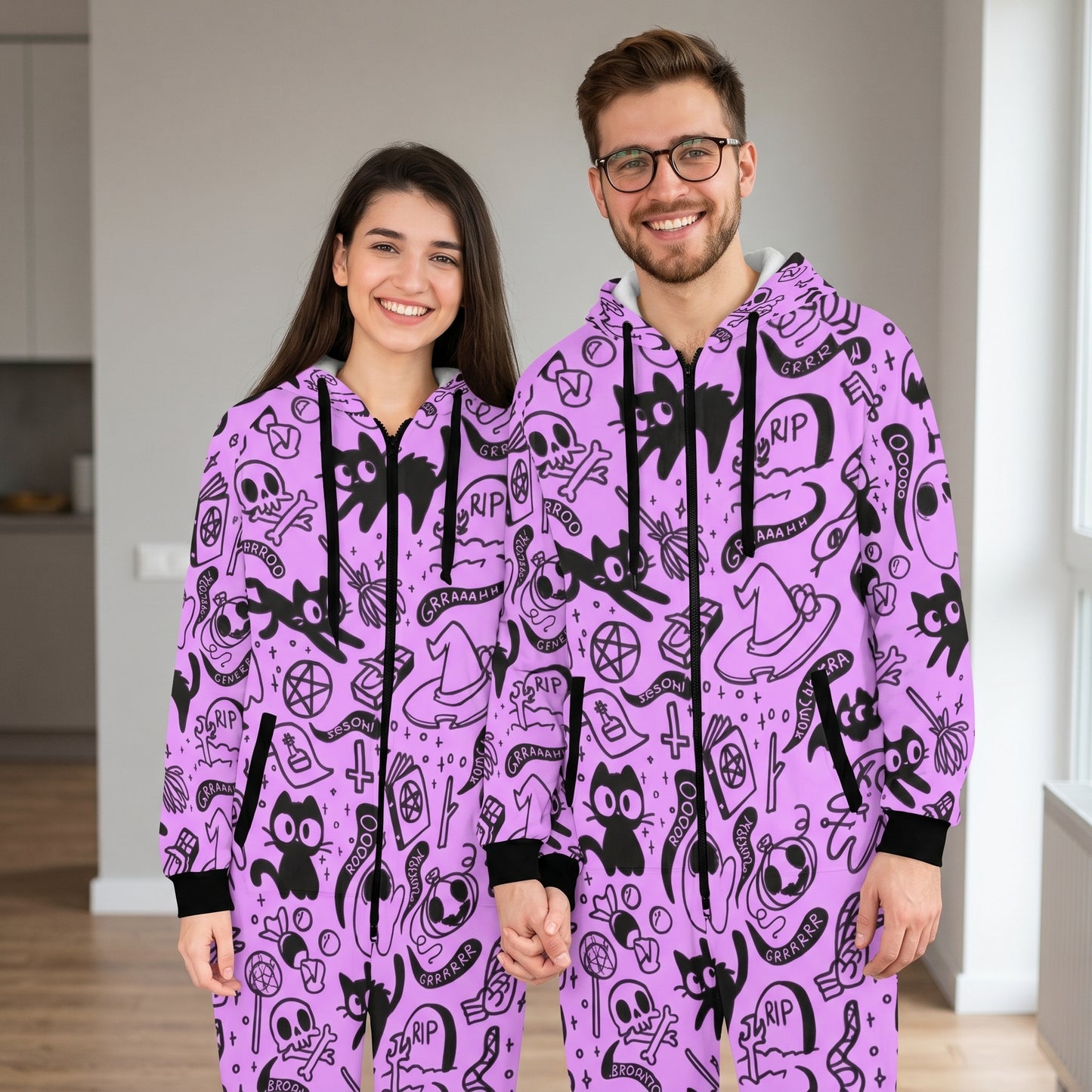 Spooky Cute Adult Onesie Pajamas