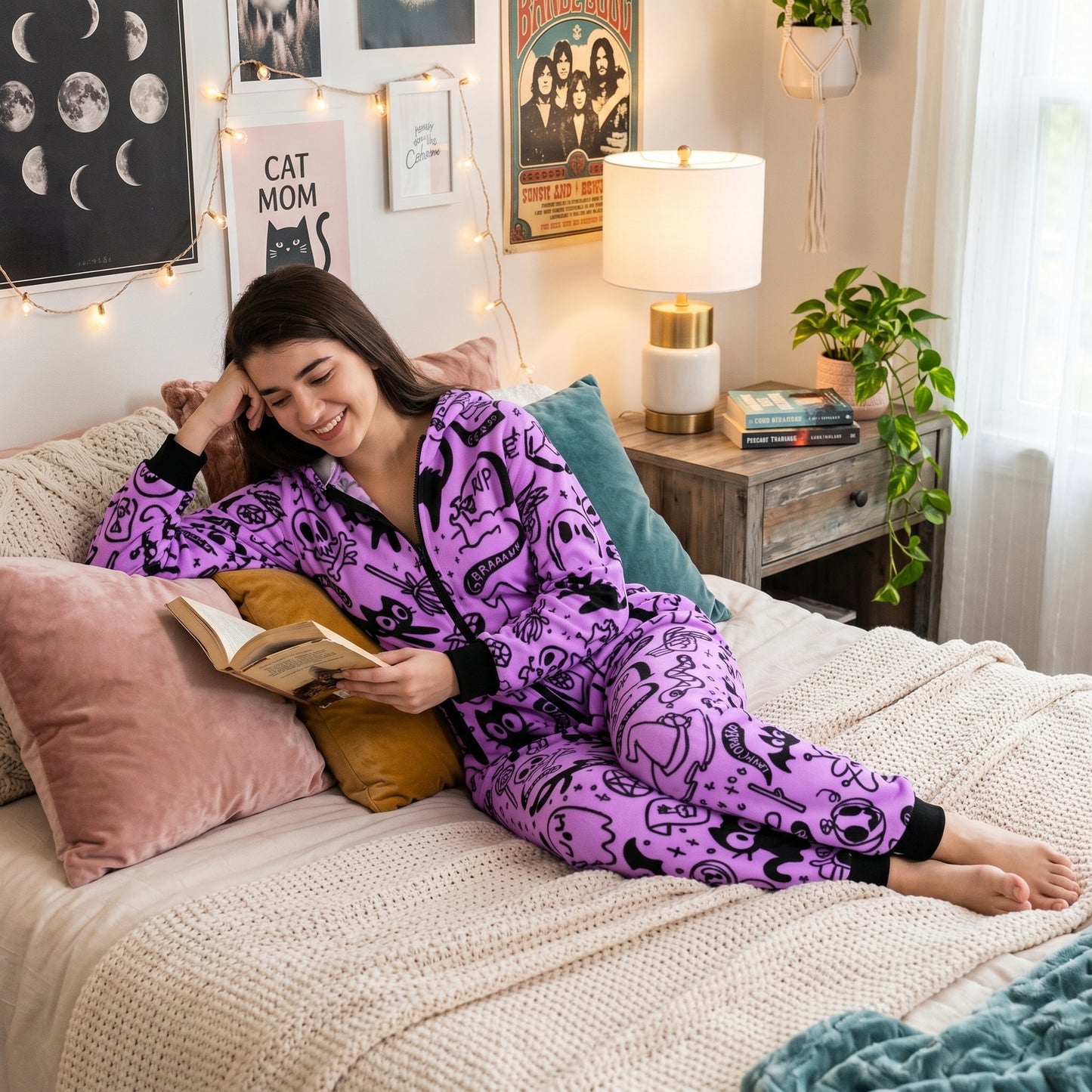 Spooky Cute Adult Onesie Pajamas