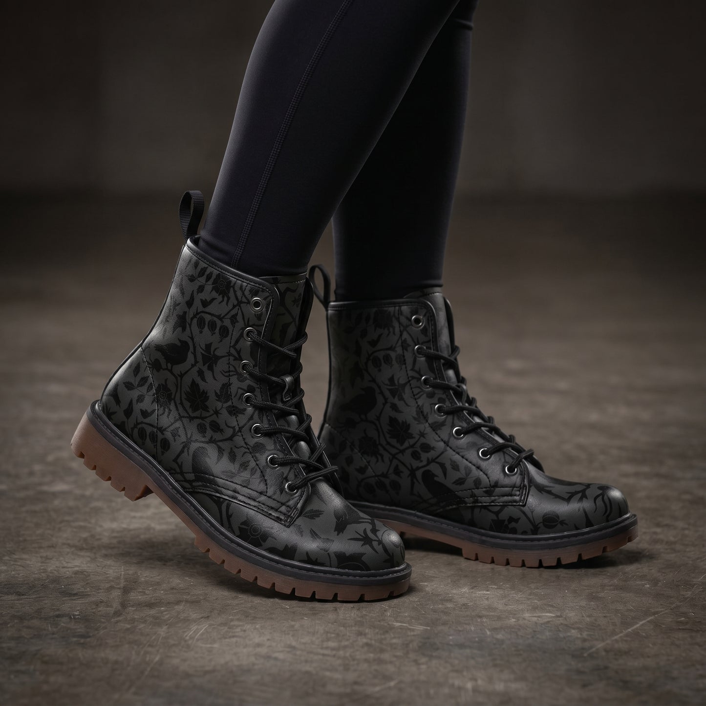 Gothic Ravens Vegan Boots
