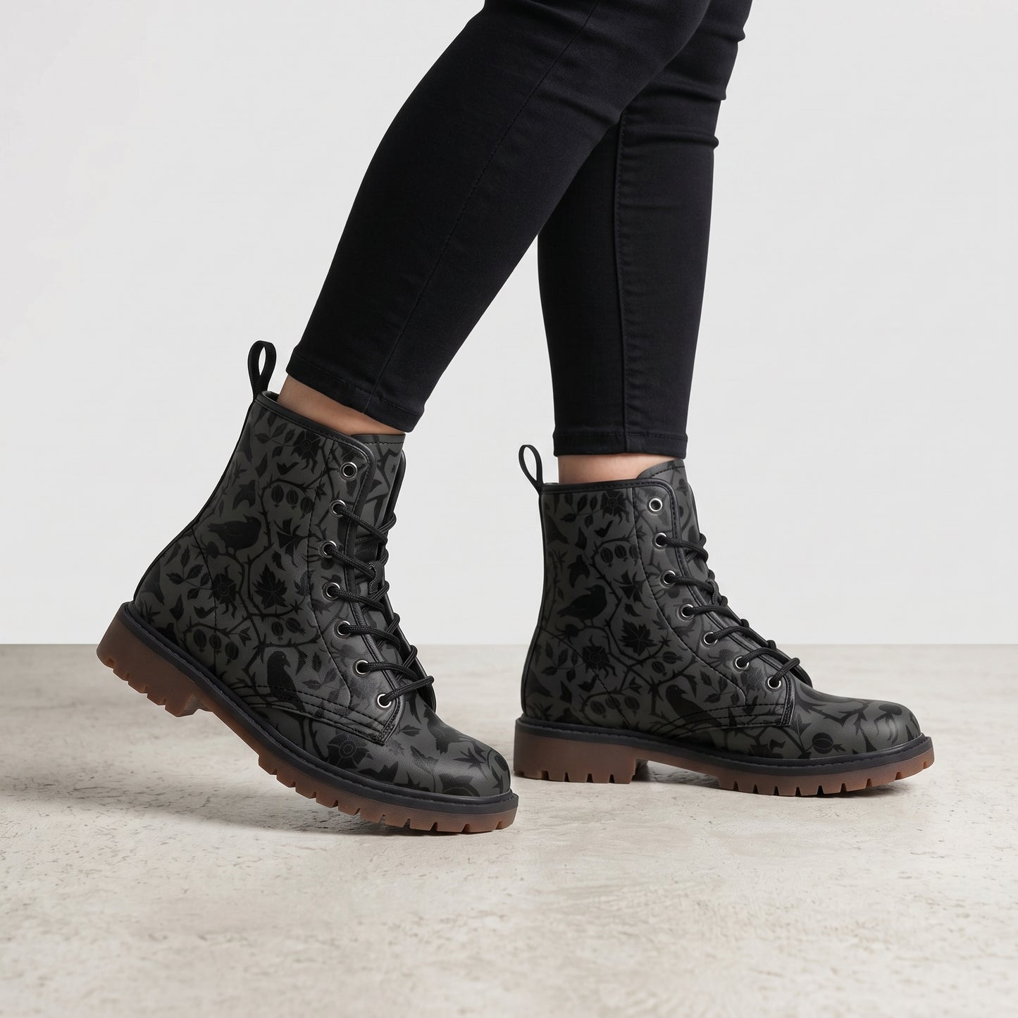 Gothic Ravens Vegan Boots