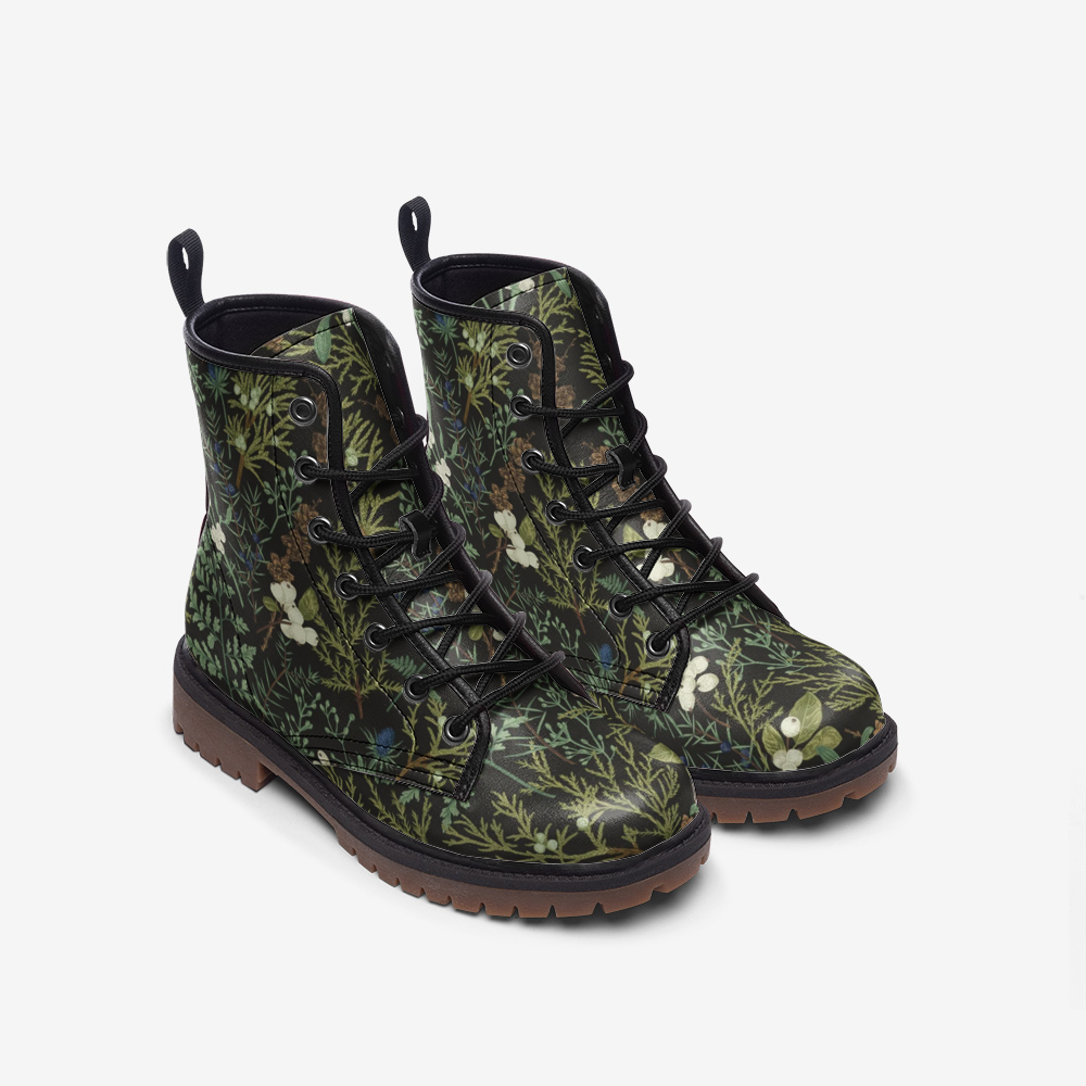 Forest Evergreen & Berries Boots