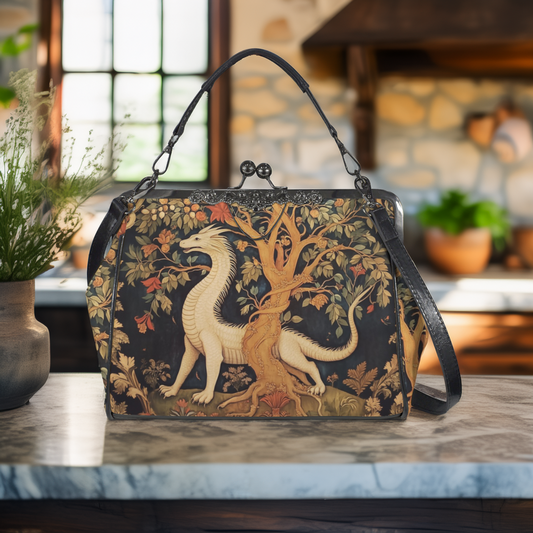 Medieval Dragon Kisslock Purse