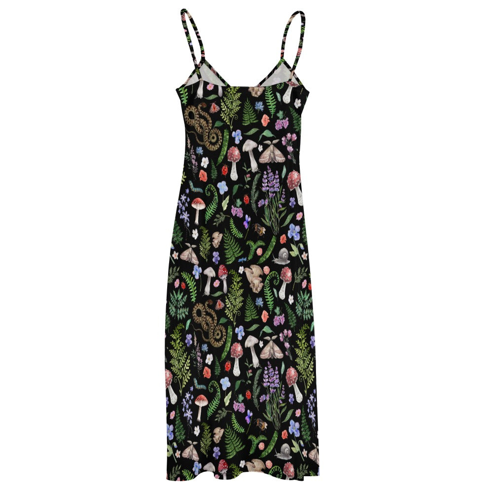 Dark Forest Dreams Boho Maxi Dress