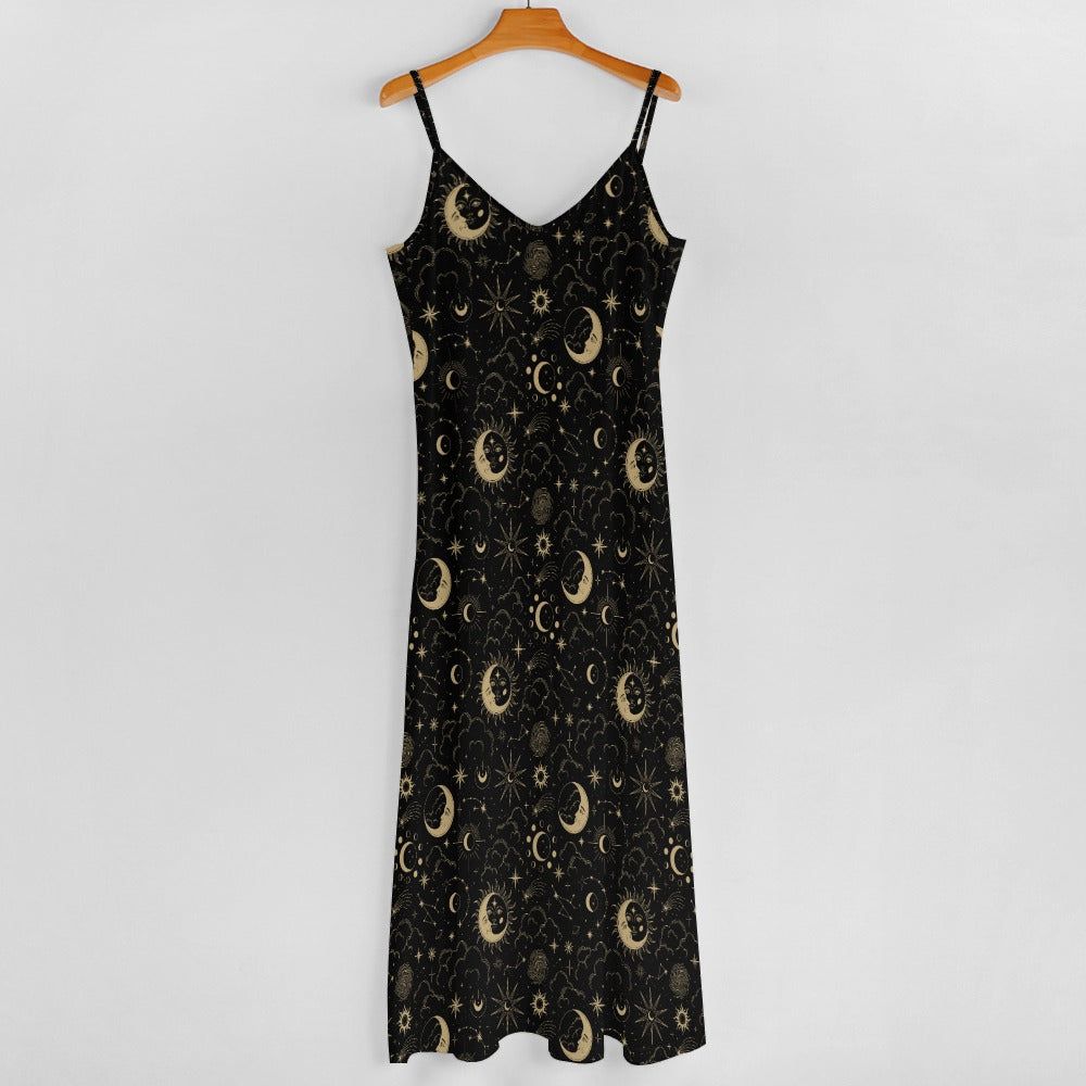 Celestial Moons Maxi Dress