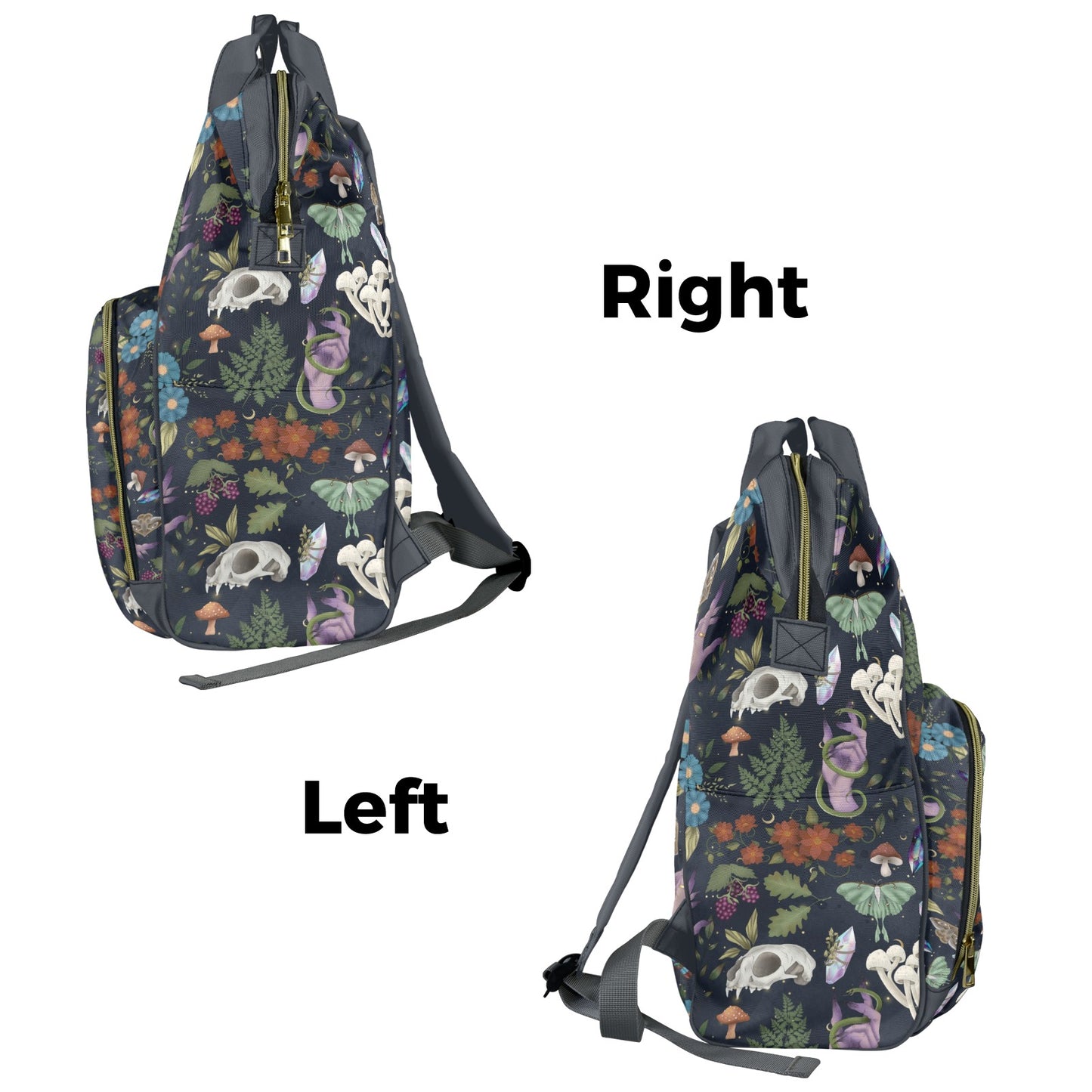 Goblincore Dark Forest Diaper Backpack