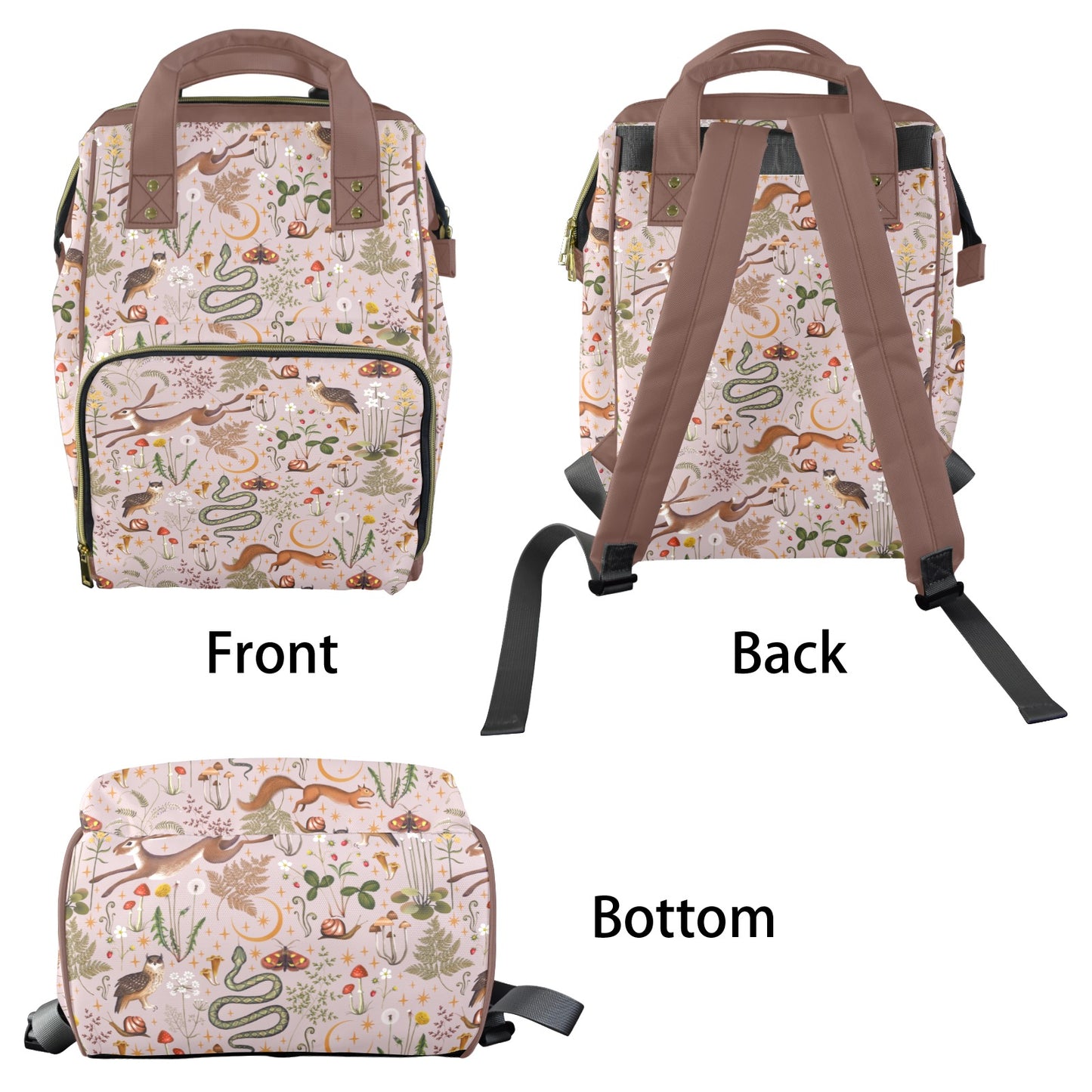 Boho Fairy Forest Multi-Function Diaper Bag