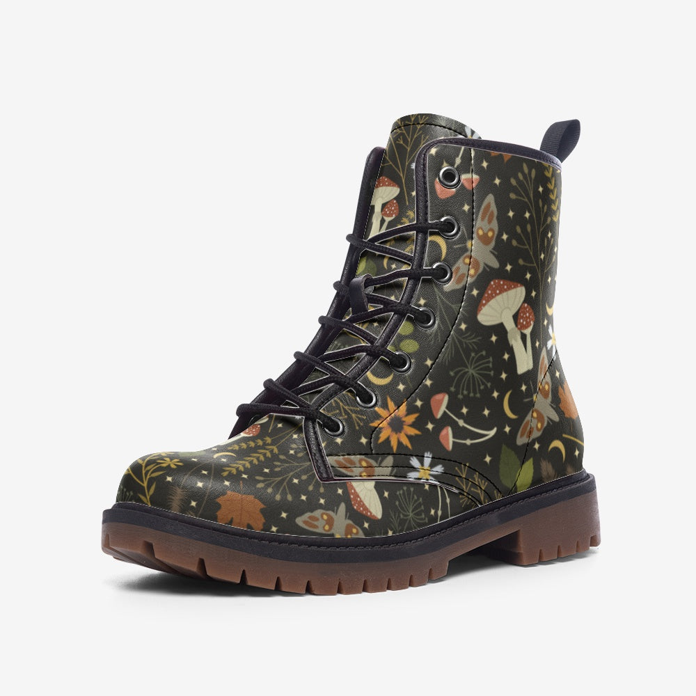 Goblincore Woodland Mushrooms Boots
