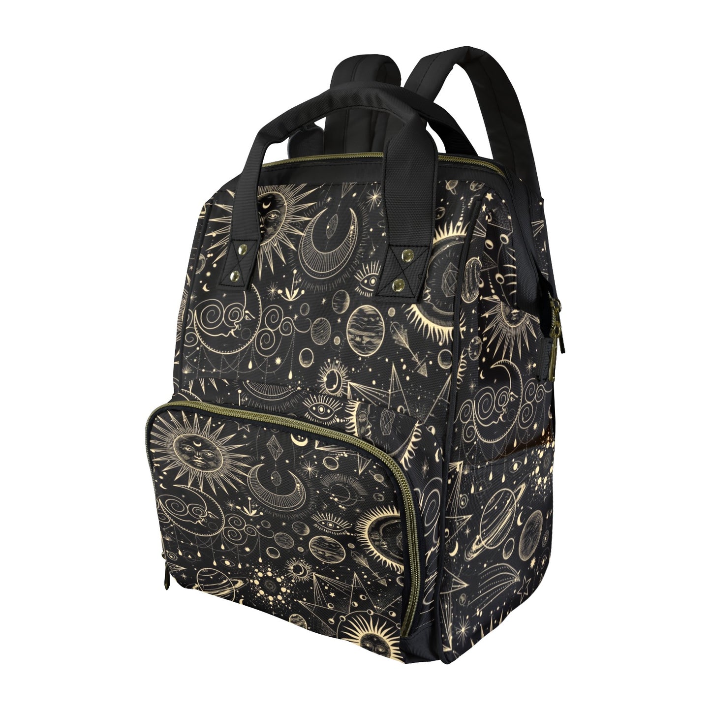 Celestial Stars Witchy Diaper Backpack